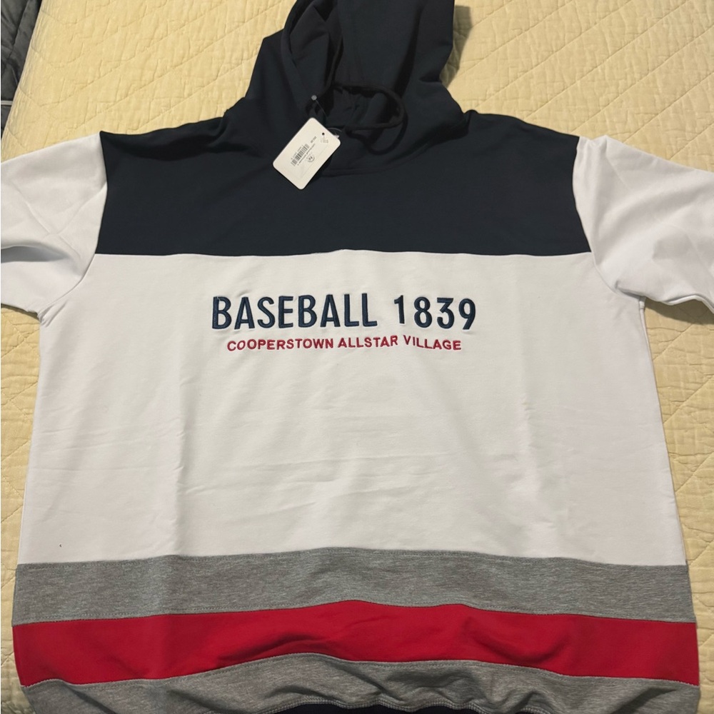 Vintage Black and White Hoodie Sweatshirt
